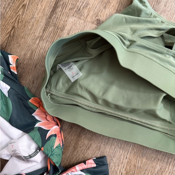 High Waisted Floral Tankini Swimsuit - Picture 10 of 10